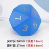 Pedra de Olho de Gato Azul Mineral Estéreo Multifacetada Jogo de RPG Dnd Dado de Gema Sintética Multifacetado Conjunto de Dados Trpg Digitais Z01