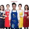 Avental de alta qualidade impressão de logotipo personalizado café cozinha restaurante anti-óleo fábrica publicidade atacado presente roupas de trabalho