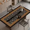 Jogo Americano Retangular Retro Francês, Impermeável, À Prova de Óleo, Sem Lavagem, Jogo Americano para Mesa de Centro, Jogo Americano Isolante de Calor, Protetor de Mesa Anti-Queimadura