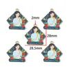 Nuevos Accesorios de Aleación de Esmalte Colorido para el Día del Padre el Día de la Madre Llavero DIY Accesorios para Joyería Colgante W578