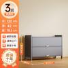Gabinete de almacenamiento de acero nuevo, anti-mirones, de gran capacidad, para el hogar, impermeable y a prueba de polvo, con puerta giratoria, altura del piso, gabinete de almacenamiento multicapa