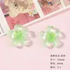 Accesorios de Resina Transparente Flor de Cerezo Flor de Cinco Pétalos DIY Pegamento de Crema Parche para Funda de Teléfono Accesorios para Tocados