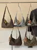 Cross2026 Nova Coleção Outono Bolsa Europeia e Americana Estampa de Leopardo Grande Capacidade para o Dia a Dia Ombro Único Transversal Moda Versátil Bolsa de Axila