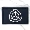 Adesivos de Tecido Bordados com Logo da Fundação SCP Fãs Militares Transfronteiriços Acessórios de Moral Adesivos de Tecido Mochila Tática Adesivos de Tecido com Alfabeto SCP