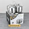 Frasco de Acero Inoxidable para Condimentos, Frasco Comercial de Aceite de Chile Estilo Coreano, Frasco Doméstico para Sal, Frasco para Condimentos, Frasco de Condimentos para Cocina