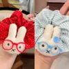 Lindo Conejo con Gafas de Lunares y Gato, Ligas para el Cabello, Scrunchies, Bandas Elásticas para Cola de Caballo Alta Femeninas, Ligas para Rodete
