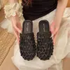 Impresionantes Sandalias Planas Tejidas para Mujer, Calzado de Verano para Exteriores, Nuevo Estilo 2026, Zapatos de Malla Súper Calientes, Mocasines de Punta Cerrada