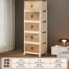 Caixa de Armazenamento Dobrável Grande Capacidade Armário de Armazenamento Extra Grande Porta Dupla Caixa Organizadora Doméstica Armário para Roupas Cobertores Colchas