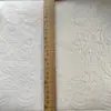 Preto e Branco 21cm Peixe Fio de Seda Bordado Acessórios Bainha Alongada Vestido de Casamento Lenço de Cabeça Acessórios DIY Feito à Mão Renda Larga