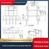 EE16 transformador de alta freqüência núcleo de ferrite Esqueleto de baquelite horizontal 4 + 4 pinos distância de linha 11mm