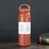 Estilo Harajuku Japonés Acero Inoxidable 304 Mango Elemento Taza Térmica Doble Capa Vacío Venta al por Mayor Transfronteriza Taza de Café Personalización