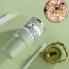 Copo de Gelo de Aço Inoxidável de Grande Capacidade Copo Térmico com Gravação Portátil para Carro Copo com Canudo Copo Frio Impressão Personalizada
