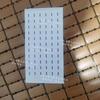 Etiquetas para decoración de uñas, papel con números, pegatinas para exhibir, pegatinas digitales, cajas con protección contra el desgaste, etiquetas adhesivas, tarjetas de colores, pegatinas transparentes especiales