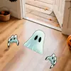 LB014 Decoração de Halloween Fantasma para Exterior Adesivo Decoração de Festival Adesivo de Chão de Folha de Alumínio Adesivo de Parede Autoadesivo à Prova d'Água