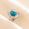 Anillo de acero inoxidable 304 Anillo de acero de titanio Geométrico Femenino Masculino Europeo y Americano Nicho Diseño Simple Apertura Ajustable Grande