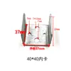Conector de Assento Fixo para Guarda-corpo Acessórios para Grade de Varanda Grade de Escada Cercas de Aço Galvanizado Assento Inclinado Pacote Duplo Cametabo