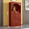 Armario de Altar para Uso Doméstico, Nuevo Armario de Pie Estilo Chino para Guan Gong, Dios de la Riqueza, Guanyin y Mesa de Ofrendas para Estatua de Buda