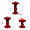Candelabro de Vidrio Romano Vintage Estilo Europeo Alto Portavelas para Aromaterapia Adorno Decorativo para el Hogar Dorado Base para Vela