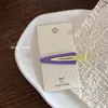 Presilha de Maquiagem Color-Blocking Estilo Coreano, Franja Lateral e Presilhas de Cabelo, Presilha Bico de Pato, Doce e Versátil, Grampo Sem Marcas, Acessório de Cabelo