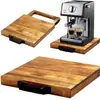 Base Deslizante para Electrodomésticos de Madera Base de Madera para Cafetera Bandeja Deslizante de Madera Soporte para Adorno de Mesa de Madera