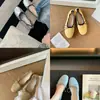 Versão em Couro de Vaca Laço Sola Macia Raso Plano Sapatilhas Femininas Couro Genuíno Primavera e Outono Novo Estilo Sapatos de Rolo de Ovo