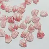 Hojas de Crisantemo Glaseadas 16*19 Accesorios para Joyería DIY Pétalos y Hojas Glaseados Estilo Antiguo Accesorios para Pasadores Tocado Espolvoreado con Perlas