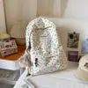 2026 Nueva Mochila Pequeña Fresca de Pana Temporada de Regreso a Clases Estudiantes de Secundaria y Preparatoria Mochila Escolar Ligera Casual Mochila de Gran Capacidad