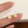 Brincos Simples, Delicados, Doces e Elegantes em Formato de Coração com Design Único, Versáteis para o Dia a Dia, Acessórios de Orelha Estilo Minimalista para Mulheres