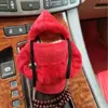 Cubierta de Agarre de Palanca de Cambios de Coche Perilla de Decoración de Manija Sudadera Cubierta de Freno de Mano Cubierta de Sudadera para Palanca de Cambios