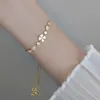 Pulsera Femenina ins Nicho Diseño Versátil Trébol de Cuatro Hojas de la Suerte Pulsera de Cinco Flores Nuevo Estilo para Novia Regalo para Novia