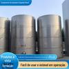Tanque de armazenamento de aço inoxidável 304 personalizado 40 toneladas de água potável Tanque de armazenamento vertical 40 metros cúbicos Tanque de armazenamento de água sanitária selado