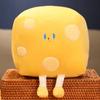 Almohada de Mantequilla de Queso Cubo Almohada de Cama Bolsa para Cabecera de Cama Cojín Lumbar para Niñas Almohada para Dormir para Estudiantes