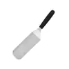 Espátula para pastel espátula de acero inoxidable utensilio para hornear cuchillo desmoldador de pasteles alisador recto para decorar crema