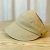 2025 sombrero nuevo protector solar de secado rápido delgado Ruth con sombrero para el sol de moda coreana sombrero para el sol de lengua de pato parte superior vacía