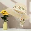 Sombrero de Paja Parasol de Verano Sombrero Protector Solar para Mujer Sombrero Redondo de Temperamento Estilo Coreano Sombrero de Madre Sombrero de Ala Ancha Sombrero de Pescador Sombrero Parasol