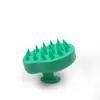 Estilo Calabaza Cepillo Masajeador de Goma Suave Cepillo para Champú Drenaje de Meridianos Cuidado de la Salud Baño Cepillo de Baño Belleza Cuidado del Cabello Cepillo de Silicona Peine