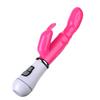 Dispositivo de Masturbación Femenina de Conejo Punto G Doble Recargable Frecuencia Variable Palo Av Juguetes Sexuales para Adultos Mayoreo