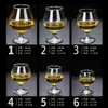Copa de brandy de vidrio Copa corta copa seca copa de vino de whisky LOGO bar KTV copa para banquete