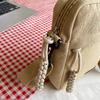 Bolso pequeño y ligero para mujer, novedad primavera 2024, bolso de hombro de lona de moda, pequeño y exquisito mini bolso bandolera para teléfono móvil.