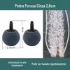 Pedra de Bolha Esférica Redonda para Aquário de Peixes de 2,8 cm Acessórios da Bomba Aeradora Cabeça de Ar Bomba de Oxigênio Cabeça de Areia Pedra Aeradora