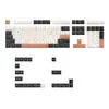 Venta al por mayor En stock Transfronterizo Amazon Teclas para Teclado Mecánico Blanco Leche y Rojo Juego Completo Pequeño de Tres Piezas PBT Personalizado Dos Tonos