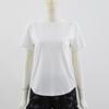 Camisa Segunda Pele Feminina, Top Love Yoga, Manga Curta Feminina para Corrida Esportiva, Casual Solto, Roupa Fitness, Camiseta de Pilates