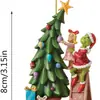 Colgante de dibujos animados chison verde nuevo transfronterizo decoración de árbol de Navidad colgante de coche de Navidad acrílico decoración