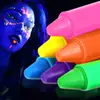 Pintura Facial Luminosa de 6 Colores Transfronteriza Pintura Corporal Halloween Lápiz Luminoso para Maquillaje Facial Soluble en Agua Maquillaje Festivo