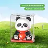 Ornamentação Automática de Panda Tesouro Nacional Alimentada por Energia Solar Balançando para Atrair Boa Sorte Atacado Presente de Panda Item Decorativo para Atrair Boa Sorte