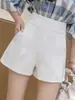 Shorts de terno feminino verão 2026 novo estilo, solto e elegante, emagrecimento, versão coreana, preto, cintura alta, corte A, calça pantalona para usar como peça externa