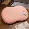 Almohada de Seda de Hielo Waffles Almohada para Dormir Almohada para el Cuello Relleno de Espuma Viscoelástica de Lento Retorno Almohada de Oficina Almohada para la Hora del Almuerzo