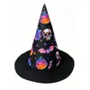 Sombrero de Bruja de Halloween, Sombrero de Bruja Mago Calabaza, Artículos Decorativos, Accesorios para Actuación de Baile de Jardín de Infancia