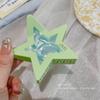 Pinza para el cabello con forma de estrella de color caramelo, horquilla para el cabello para mujer, dulce y genial, horquilla de dopamina, tocado de acetato, pinza para la cabeza con forma de tiburón.