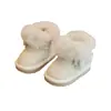 Botas de Nieve para Bebé Niña con Forro Polar, Felpa, Lentejuelas, Botas de Princesa, Nuevo Estilo Otoño/Invierno, Zapatos de Algodón para Niños Pequeños, Zapatos Caminadores para Bebés y Niños Pequeños